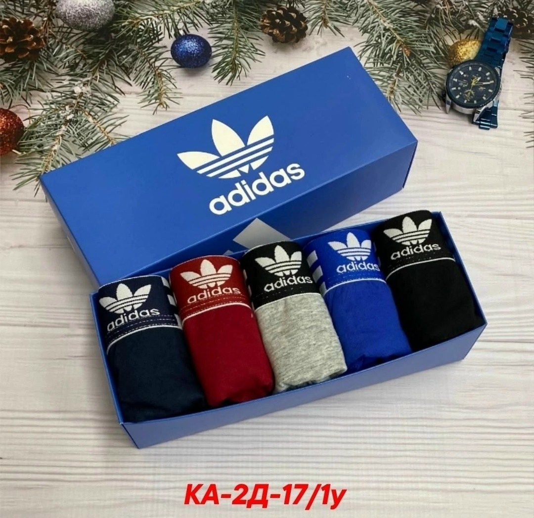 набор трусов адидас мужских,мужские трусы адидас 5 шт,набор трусов adidas,трусы, комплект трусов боксеры ecotime adidas,трусы боксеры adidas