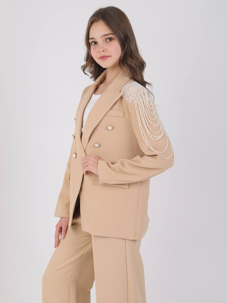 костюмы брючные,стильные костюмы,белый брючный костюм,брючный костюм для девочек,костюм нарядный брючный