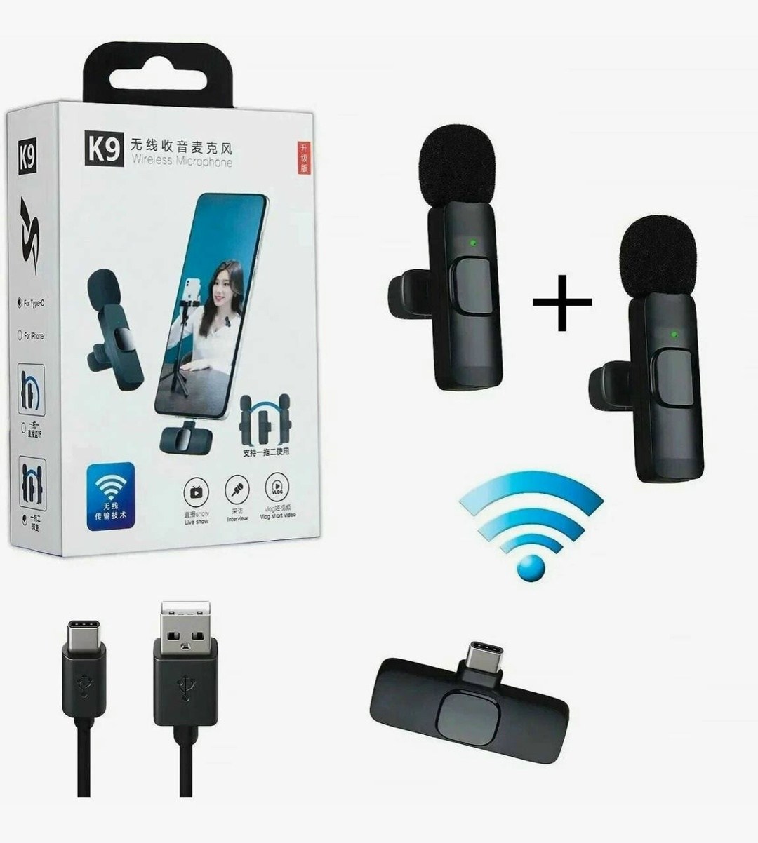 беспроводной петличный микрофон,беспроводной микрофон,микрофон беспроводной петличный для iphone,микрофон для айфона беспроводной для блоггера петличный,микрофон прищепка беспроводной