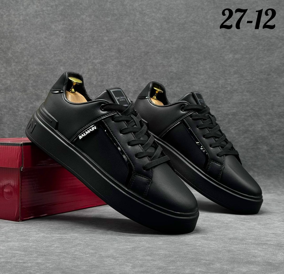 ,кроссовки balmain,кожаные мужские кеды,мужская ,кеды balmain