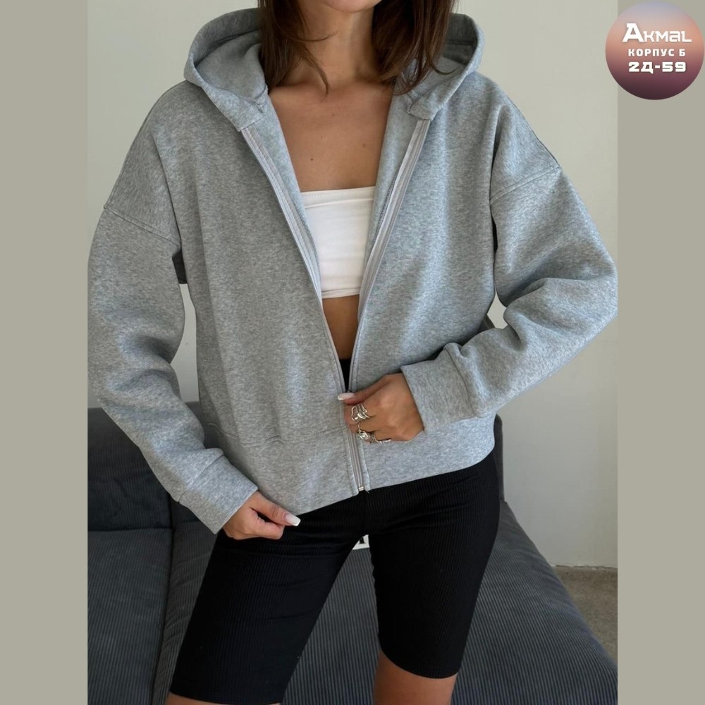 зип худи кофта на флисе оверсайз,зип худи кофта на флисе оверсайз м.с. цвет белый,женские худи,кофта худи,женская толстовка