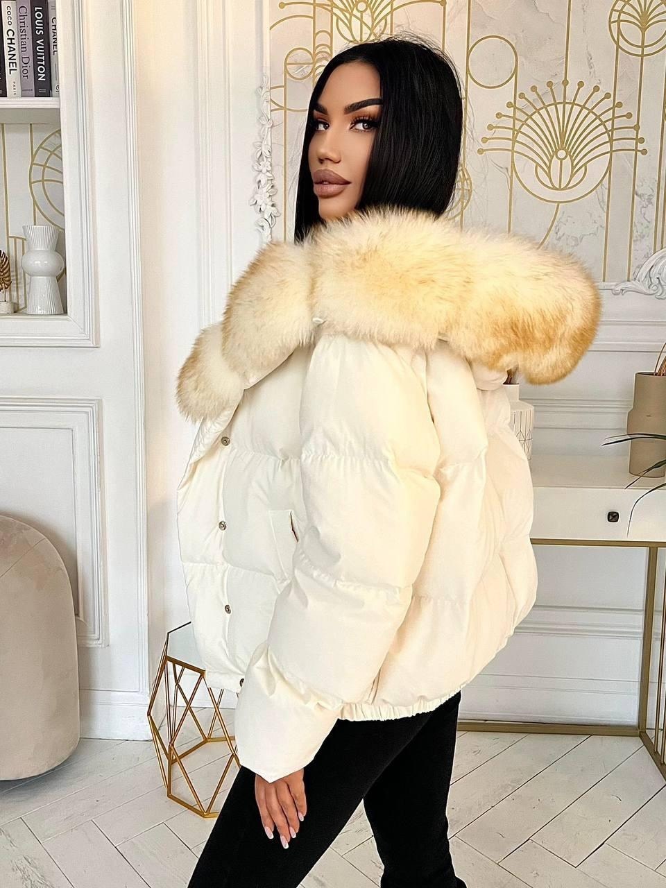 женский зимний пуховик с воротником из лисьего меха,женские пуховики,пуховик с натуральным мехом,женский зимний пуховик с воротником из натурального лисьего меха,женский пуховик с воротником из натура