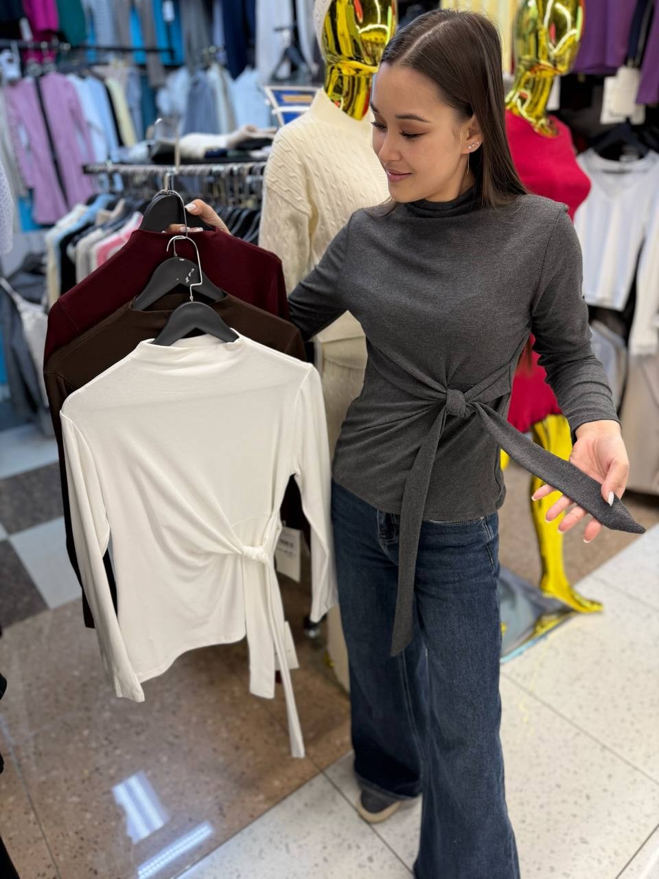 лонгслив женский,женская водолазка,женские джемпера,водолазка,серая водолазка