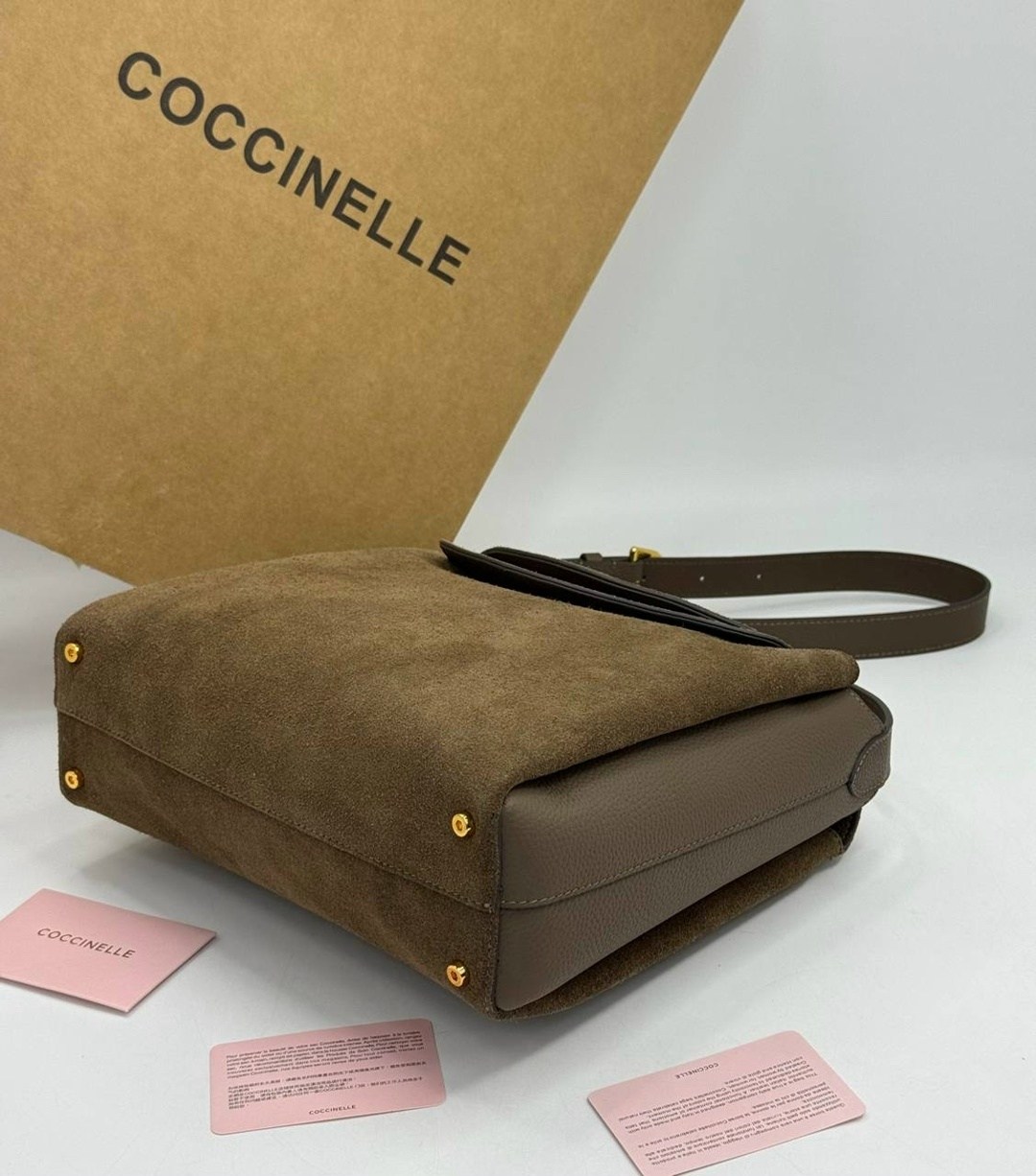 замшевая сумка coccinelle,замшевая сумка,женская сумка,сумка,женская замшевая сумка