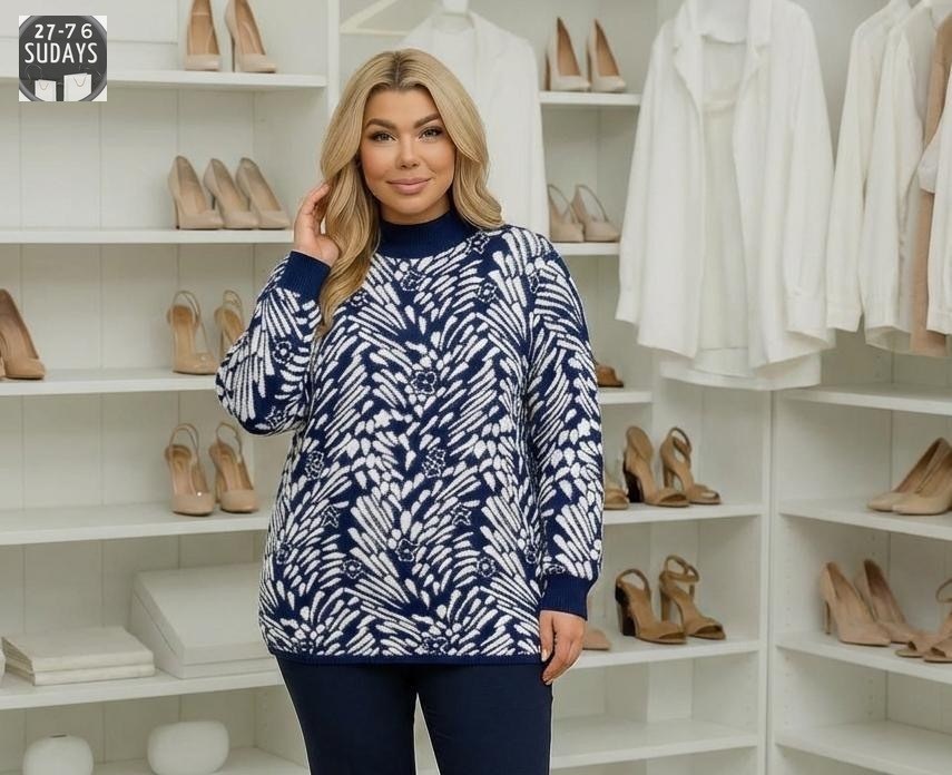 джемпер больших размеров трикотажный,джемпер,джемпера женские,женская кофта,женский джемпер больших размеров