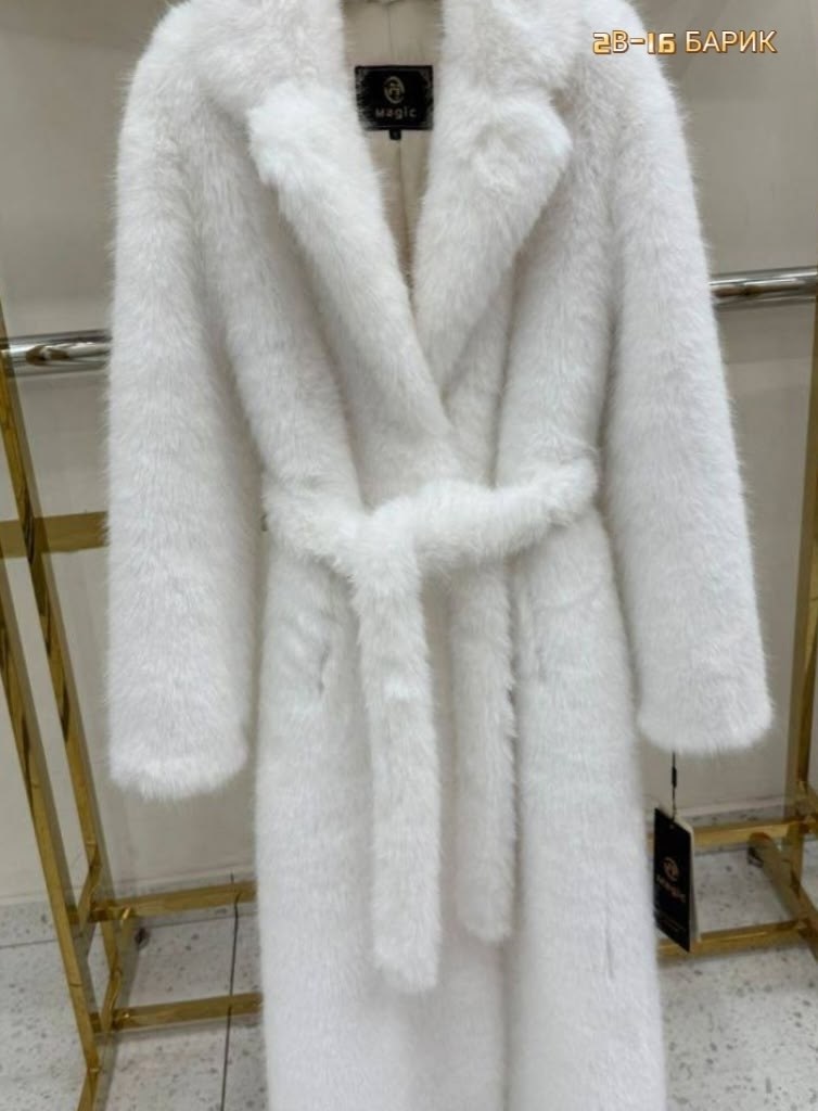 шуба искусственная,шуба белая длинная,женская шуба,шубка,шуба