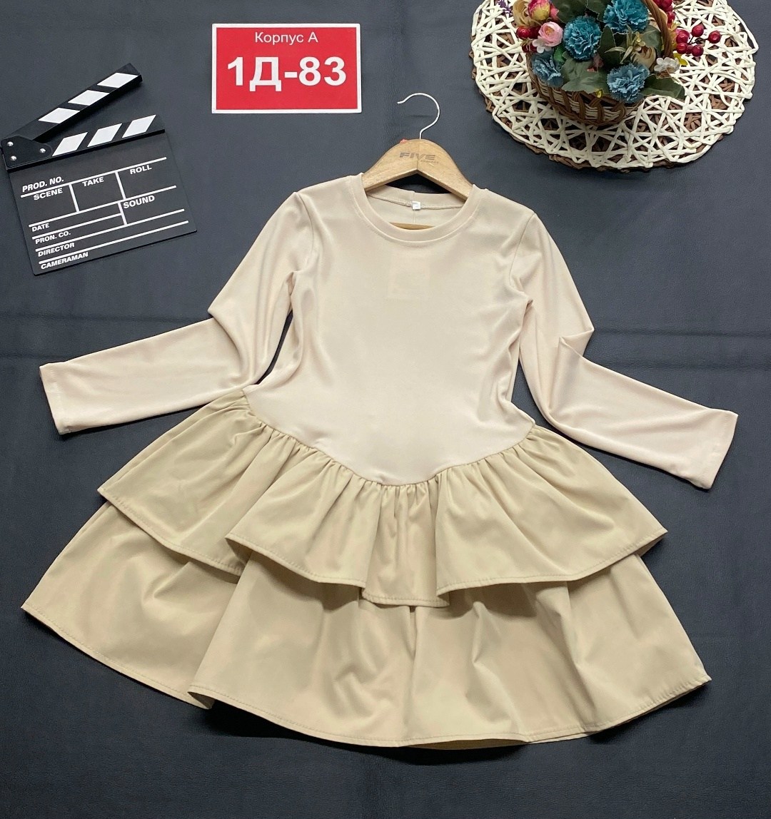 платье с оборками,для девочек платья,женское платье,платье,платье с длинным рукавом женское