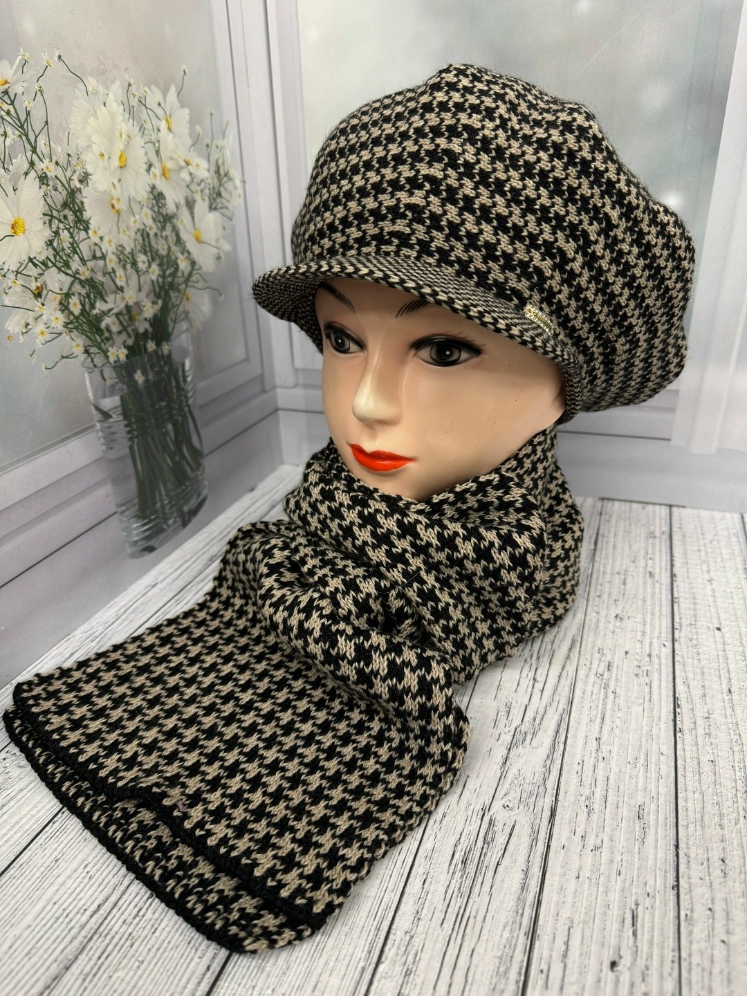 женская кепка,шарфы для женщин,кепка с шарфом,шапка с шарфом,шапка для женщин