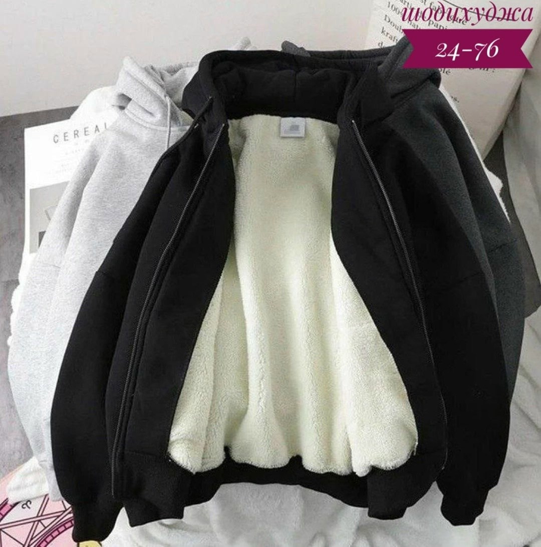 плюшевое худи,толстовка женская с капюшоном,утепленное худи,толстовка повседневная,толстовка с капюшоном