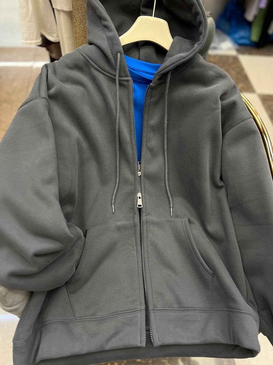 толстовка на молнии из футера 3х нит.начес серый,толстовка на молнии из футера 3х нит.начес серый макси,толстовка на молнии из футера 3х нит.начес сова серый,толстовка оверсайз,кофта на молнии оверсай