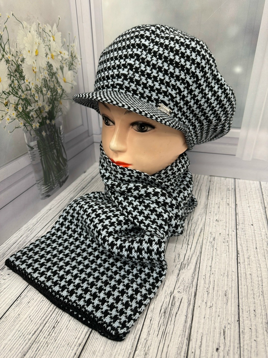 женская кепка,шарфы для женщин,кепка с шарфом,шапка с шарфом,шапка для женщин