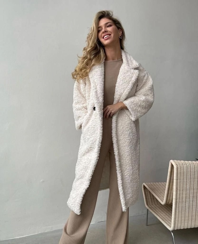 шубка тедди,шубка тедди 2025,шубка тедди оверсайз,каляев шуба тедди,шуба женская