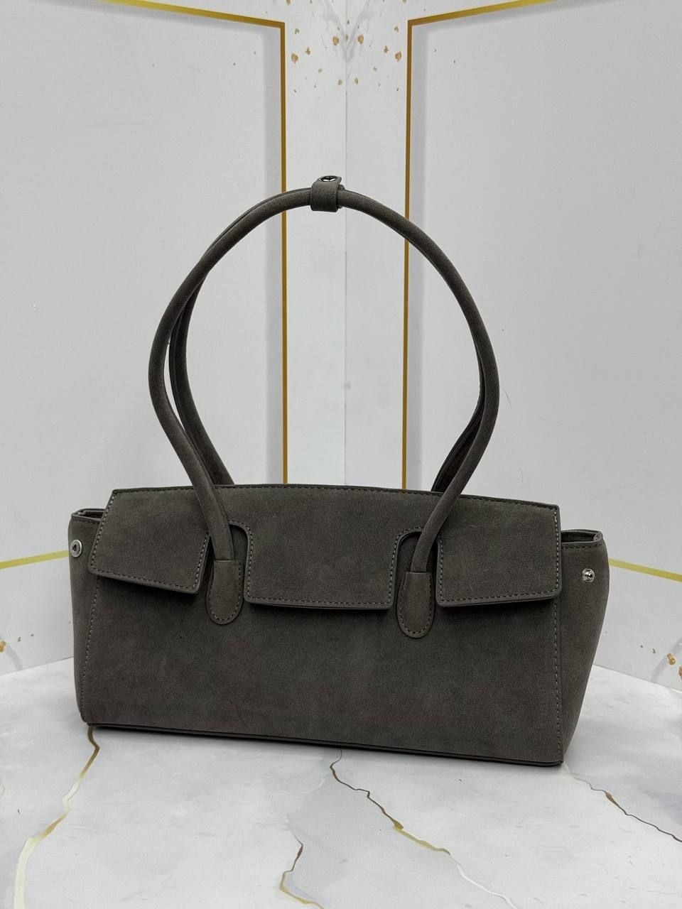 замшевая сумка серая,сумка замшевая,сумка,модная сумка из матовой замши,женская сумка из искусственной замши