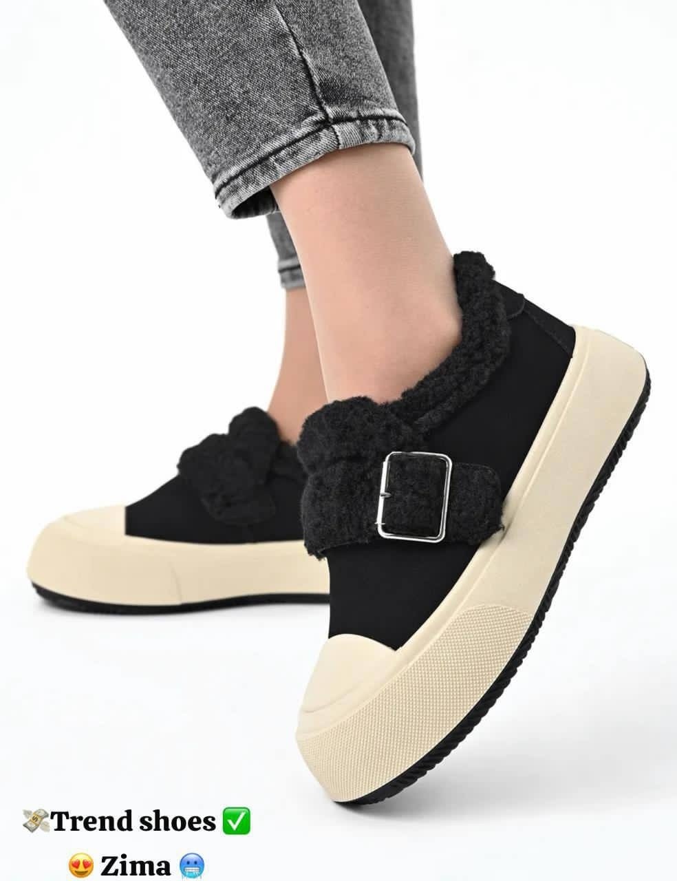 ,кеды зимние с мехом на платформе letsgo shoes, женская,женские слипоны зимние,слипоны женские