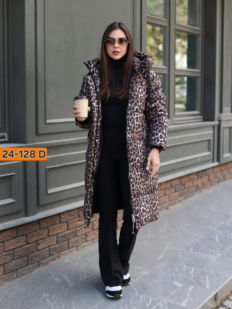 зимняя куртка,пуховик леопардовый,демисезонная куртка,женские пуховики,леопардовый пуховик женский