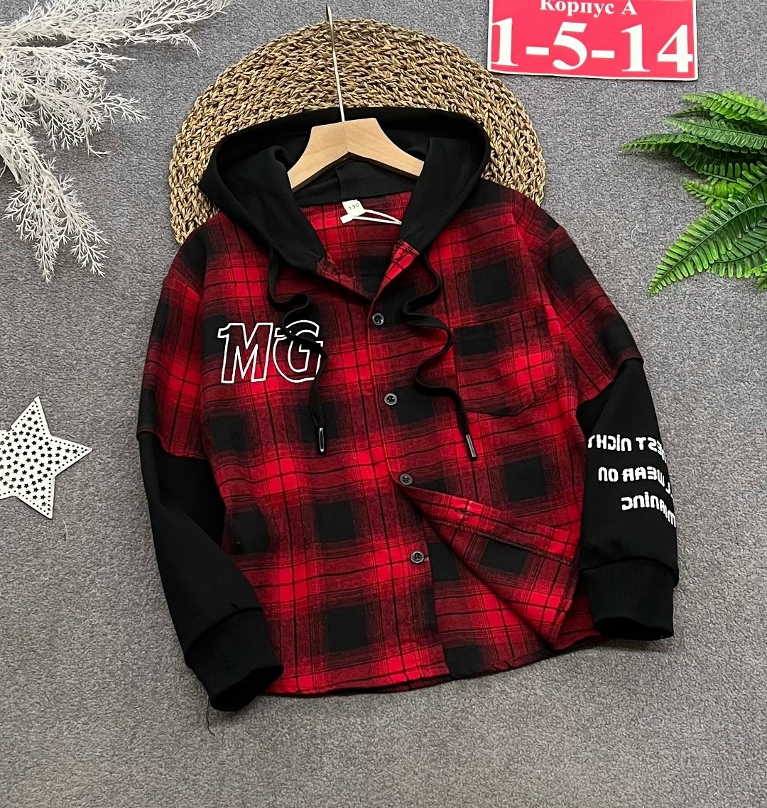 рубашка в клетку для мальчика,рубашка с капюшоном,рубашка в клетку с капюшоном,рубашка для мальчика,детская рубашка в клетку