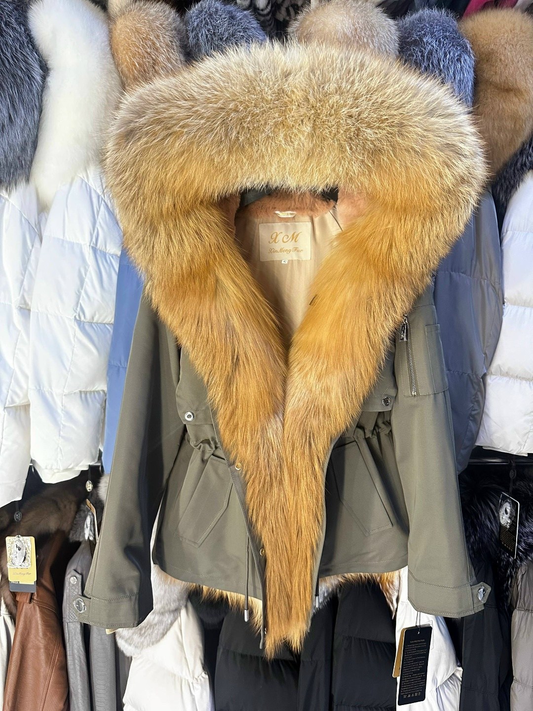 парка с натуральным мехом,парка из меха финского песца и лисицы,парка с мехом песца,парка с мехом,парка женская с натуральным мехом