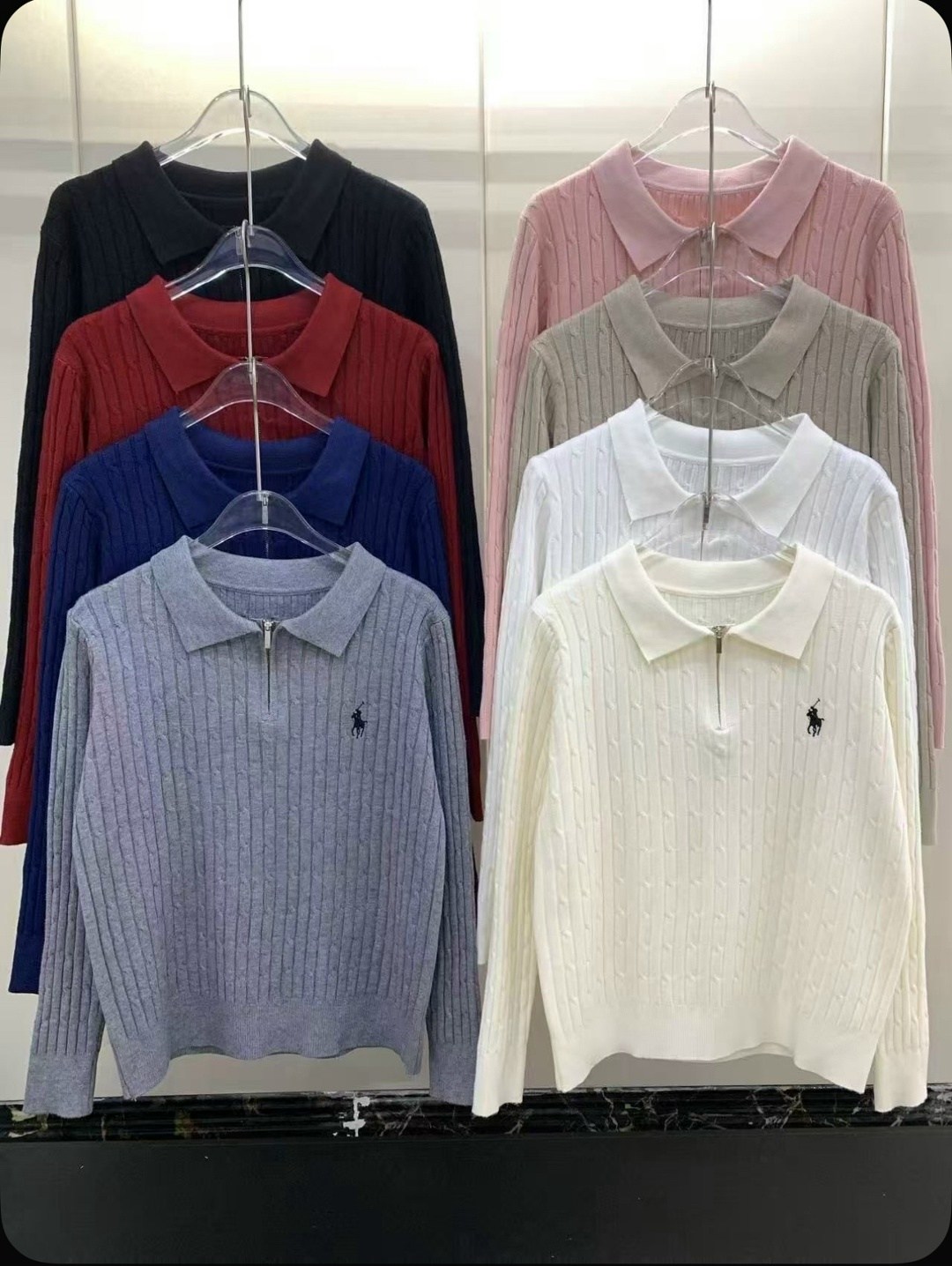 вязаный свитер женский,свитер с воротником,модные свитера,джемпер с воротником поло женский,модный женский свитер