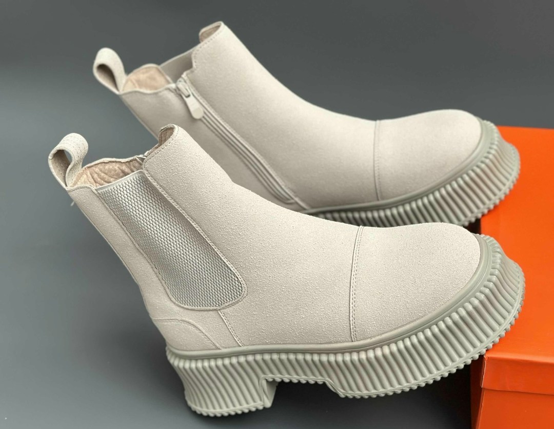 , женская,ботинки женские, бежевые ботинки,зимняя  женская