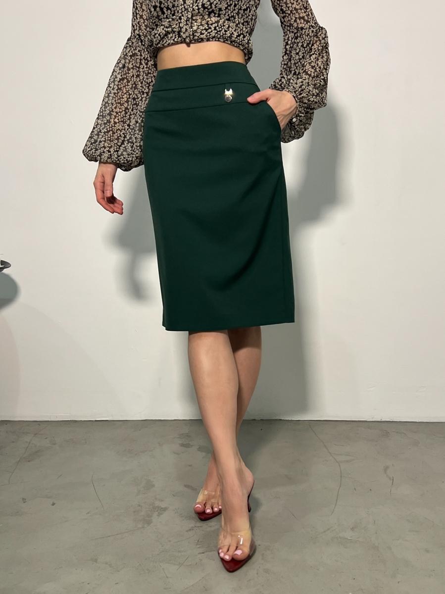 юбка,юбка женская,юбка зеленая,прямая юбка,юбка женская миди