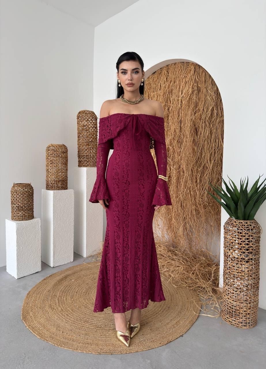 платье,вечернее платье,uzun elbise,бордовый,платье длинное на свидание с открытыми плечами и разрезом sila_style 265343064