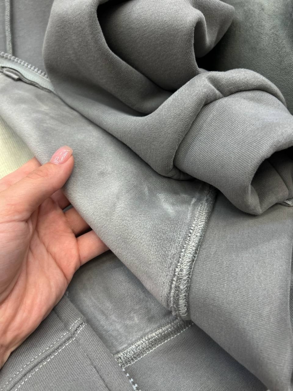 толстовка на молнии из футера 3х нит.начес серый,толстовка на молнии из футера 3х нит.начес серый макси,толстовка на молнии из футера 3х нит.начес сова серый,толстовка оверсайз,кофта на молнии оверсай