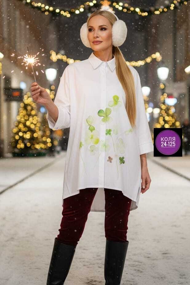 рубашка женская,рубашка туника,блузка туника,блуза нарядная,блуза с рисунком