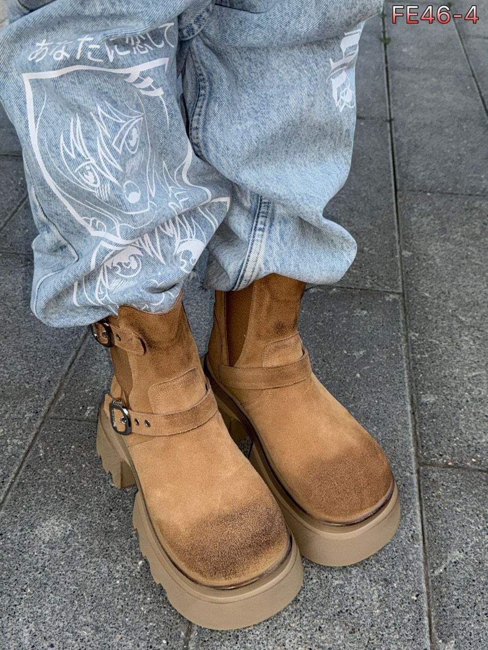 модные ботинки из замши,,ботинки демисезонные из натуральной замши miss me, женская,женские ботинки