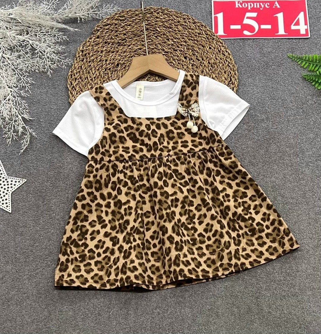 сарафан детский,детские сарафаны,сарафан для девочек,сарафан леопард,для девочек платья
