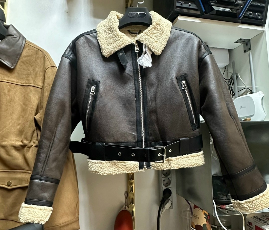 дубленка авиатор,дубленка женская,модная дубленка,кожаная куртка,дубленка авиатор зимняя
