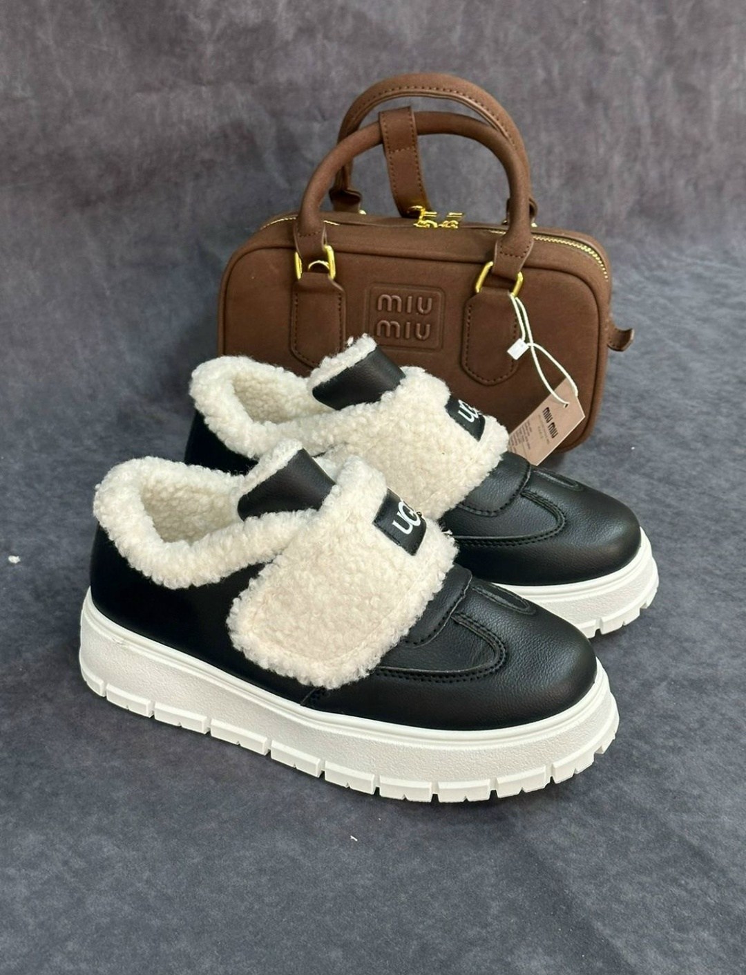 ,брендовые кеды ugg на толстой подошве с мехом,женские угги,женская ,угги ugg женские