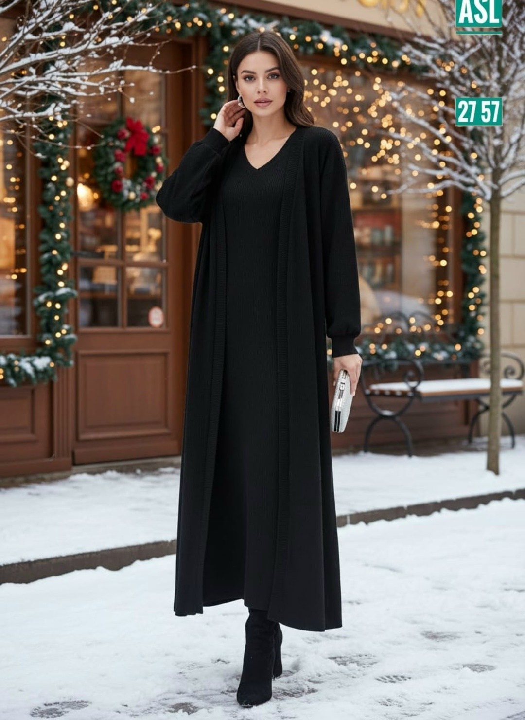 комплект платье с кардиганом длинное,платье и кардиган,платье лапша с кардиганом,комплект кардиган удлиненный и платье макси emberens 266732000,трикотажное платье