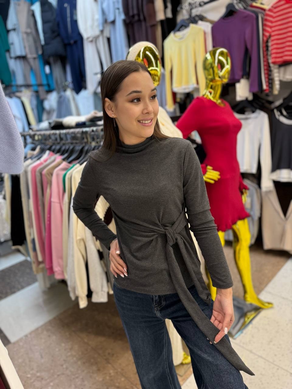 лонгслив женский,женская водолазка,женские джемпера,водолазка,серая водолазка