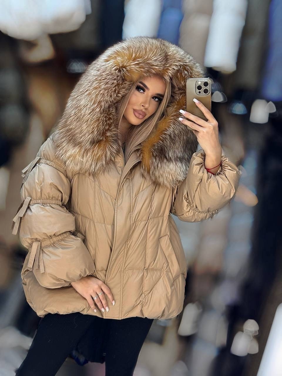 пуховик с натуральным мехом,пуховик с мехом,модные куртки с натуральным мехом,пуховик женский,пуховик зимний женский