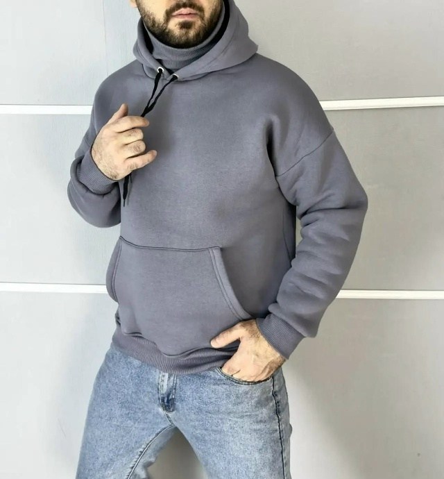 толстовка теплая,мужская толстовка,кофта с капюшоном,толстовка с капюшоном,утепленное худи