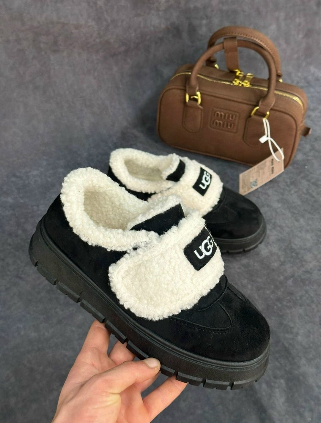 ,брендовые кеды ugg на толстой подошве с мехом,женские угги,женская ,угги ugg женские