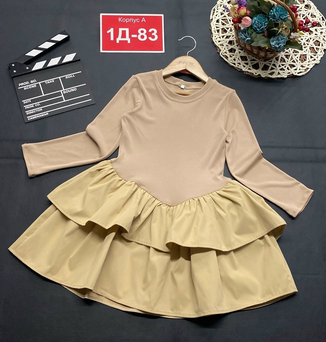платье с оборками,для девочек платья,женское платье,платье,платье с длинным рукавом женское