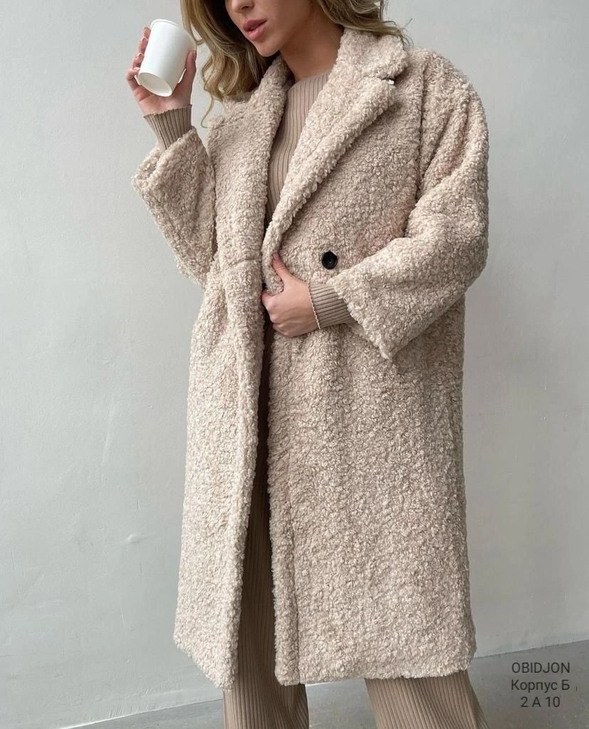шубка тедди,шубка тедди 2025,шубка тедди оверсайз,каляев шуба тедди,шуба женская