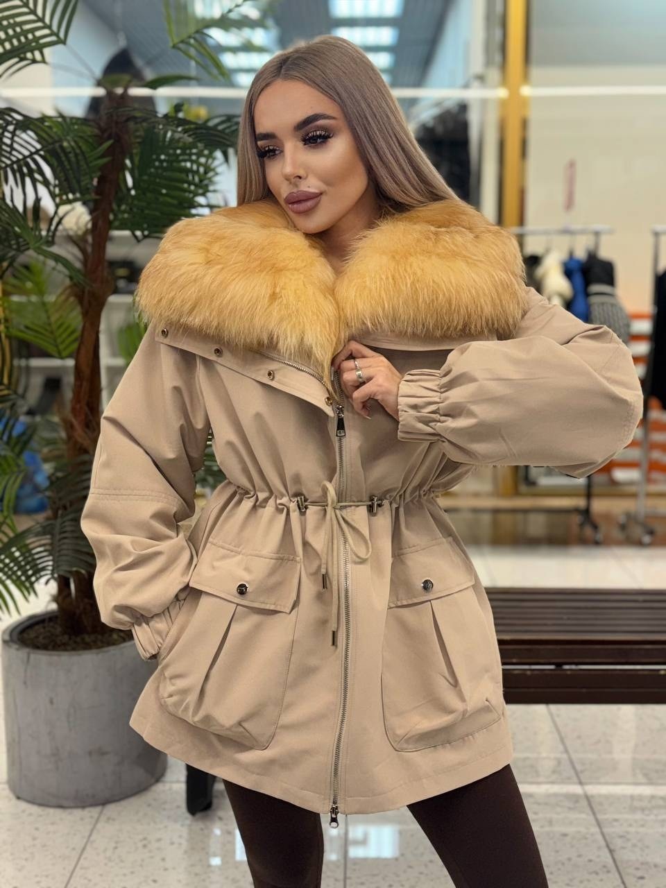 парка с мехом,парка с мехом женская,парка женская,меховая парка,парка с натуральным мехом