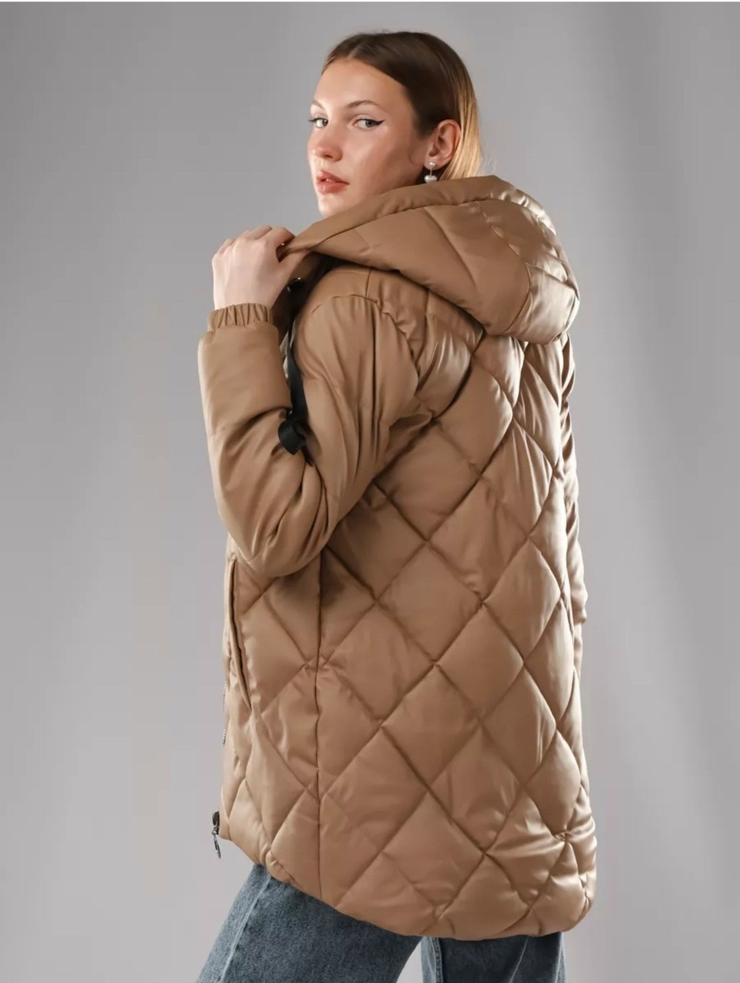 куртка женская бежевая,куртка женская,женская зимняя куртка,женская демисезонная куртка,пуховик бежевый