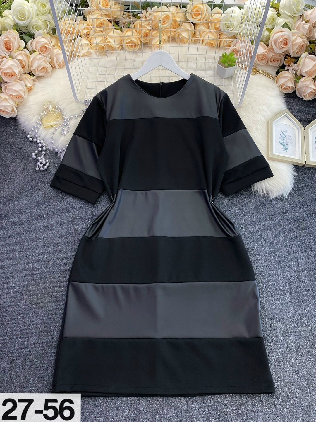 платье из экокожи,платье с кожаными вставками,женское платье из экокожи,платье с кожаными вставками больших размеров,платье комбинированное