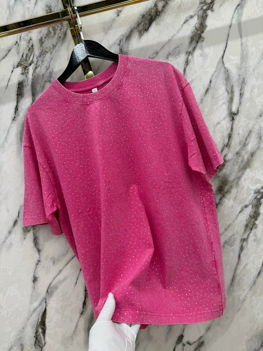 футболка женская,футболка оверсайз со стразам,летние футболки,футболка женская розовая,футболка женская со стразами
