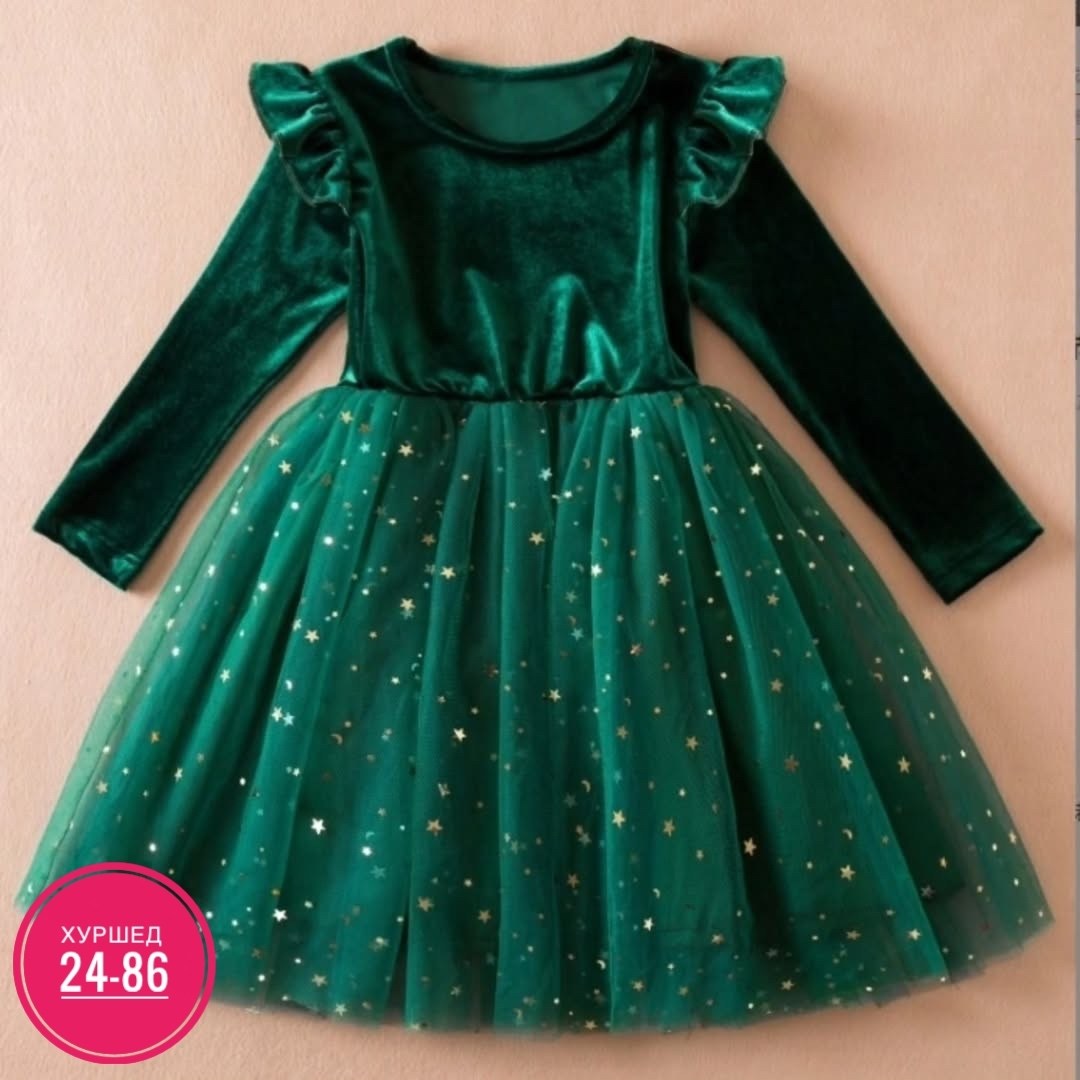 изумрудное платье для девочки,платье для девочки,платье зеленое для девочки,платье новогоднее,детское праздничное платье