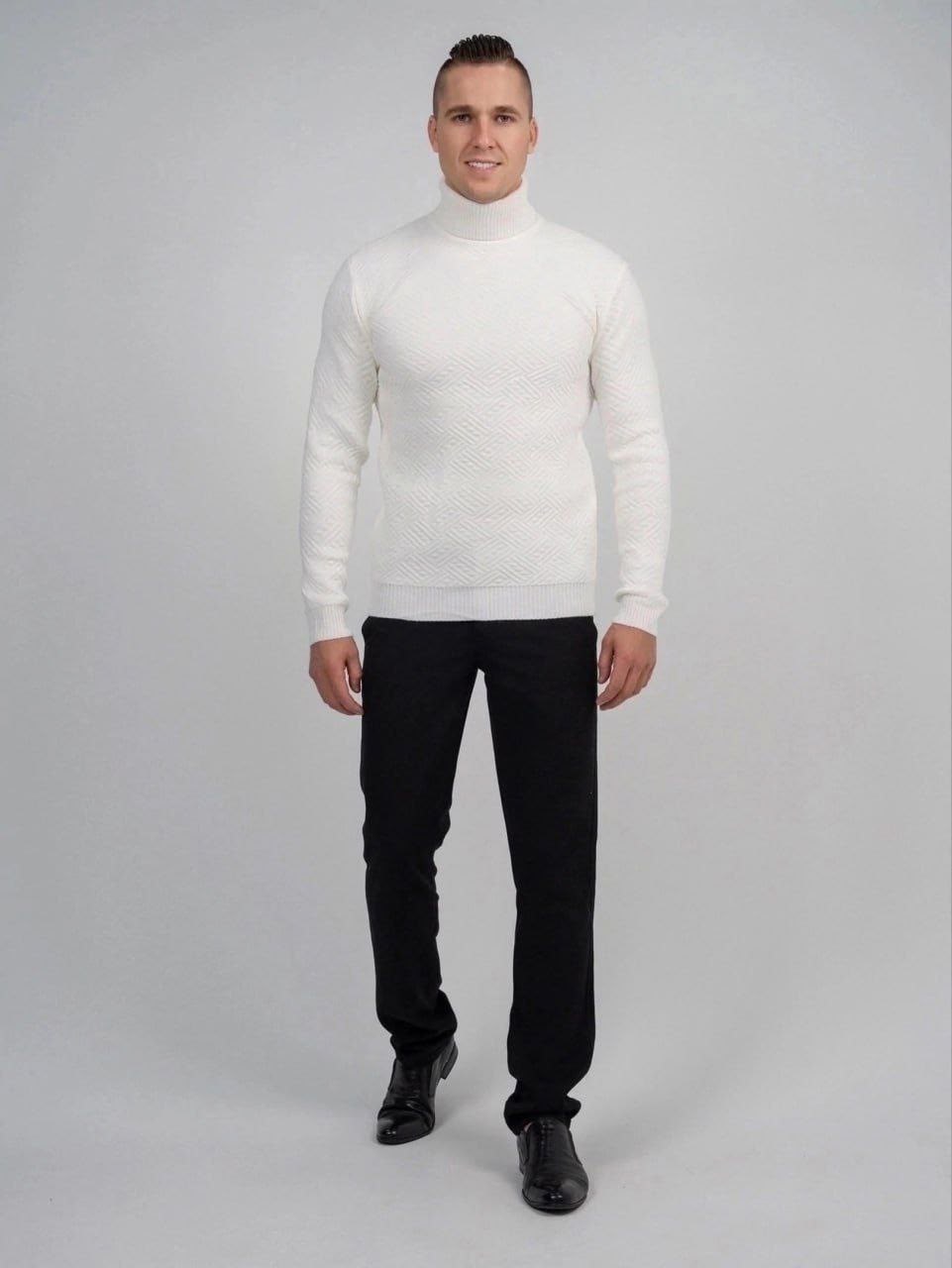 свитер с горлом,свитер для мужчин,водолазка белая,мужской свитер,мужская кофта