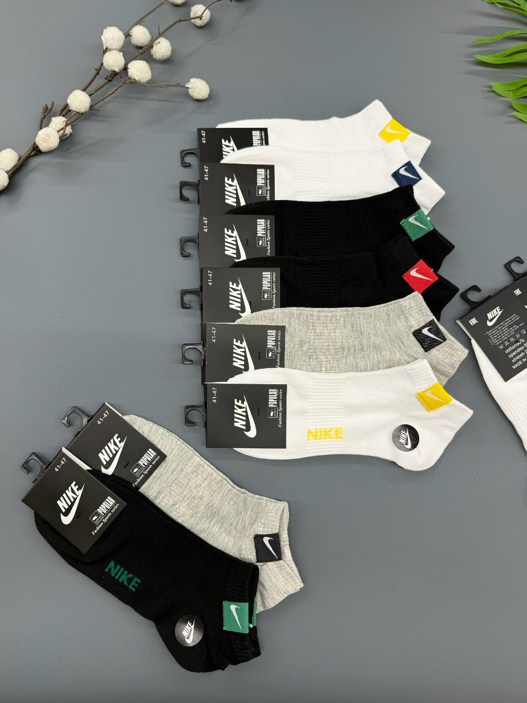 носки спортивные,мужские носки nike,носки мужские 10 пар nike,комплект носки мужские,носки мужские