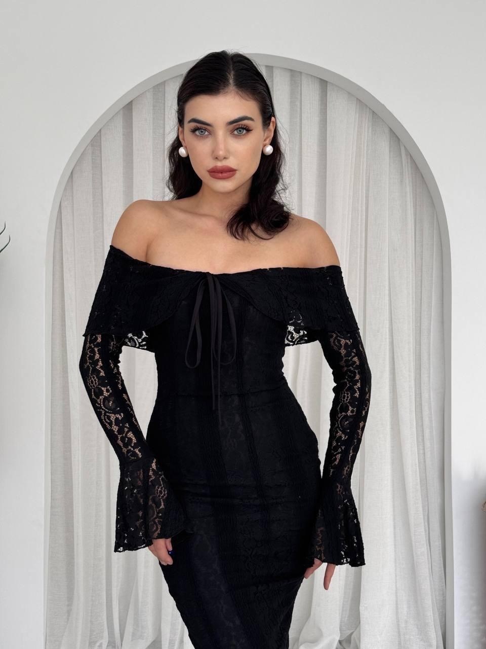 черное вечернее платье,вечернее платье,вечернее платье с разрезом,вечернее платье с открытыми плечами,платье