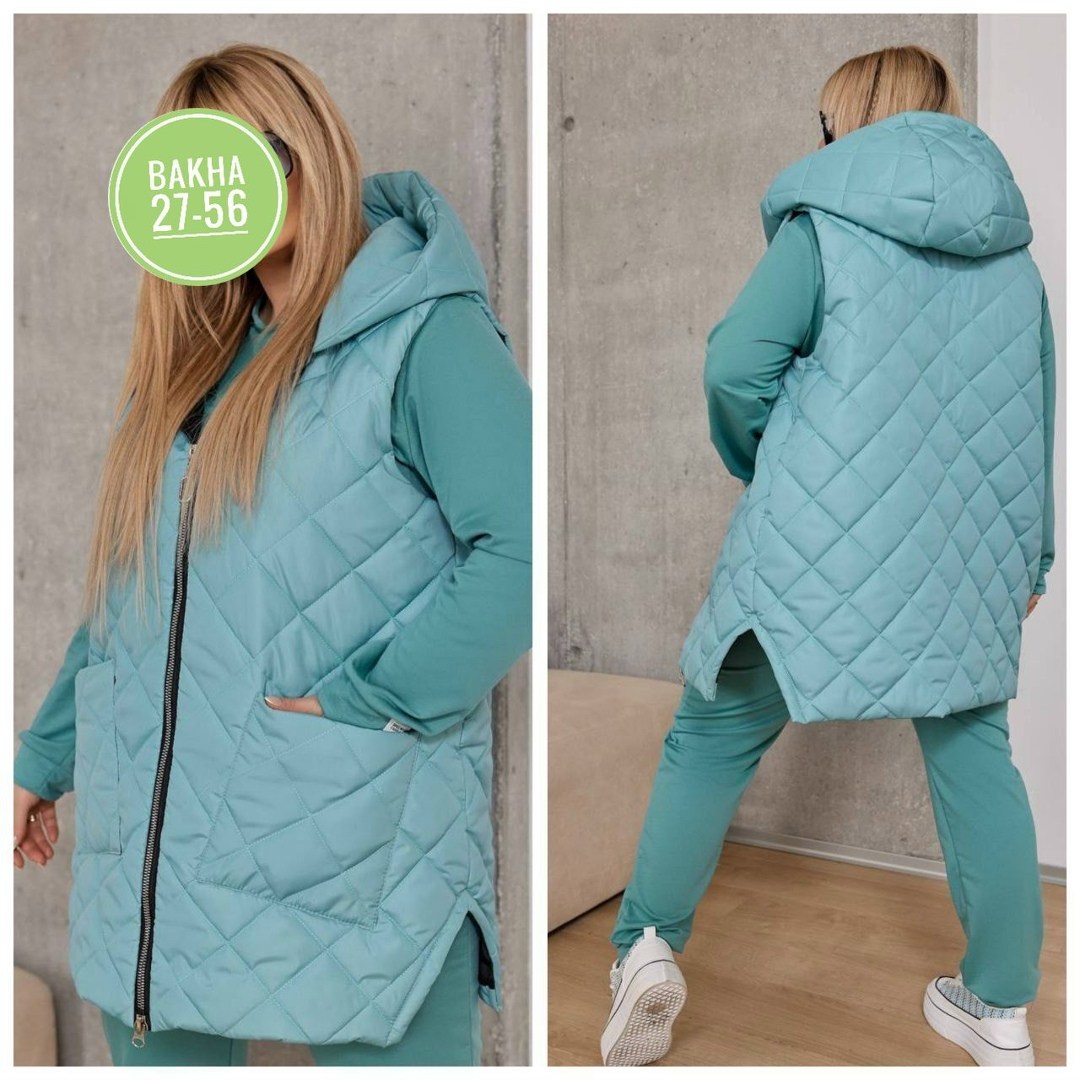 костюм женский тройка,жилет на синтепоне,женский костюм на флисе,демисезонная жилетка,верхняя одежда