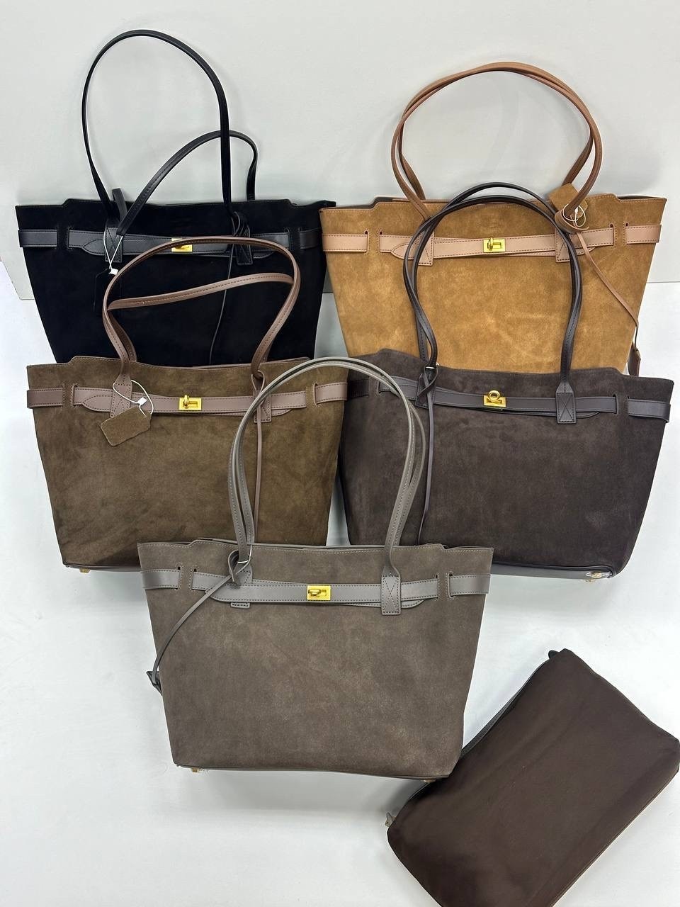 замшевая сумка,женская сумка,сумка,сумка тоут замшевая серая,большая сумка