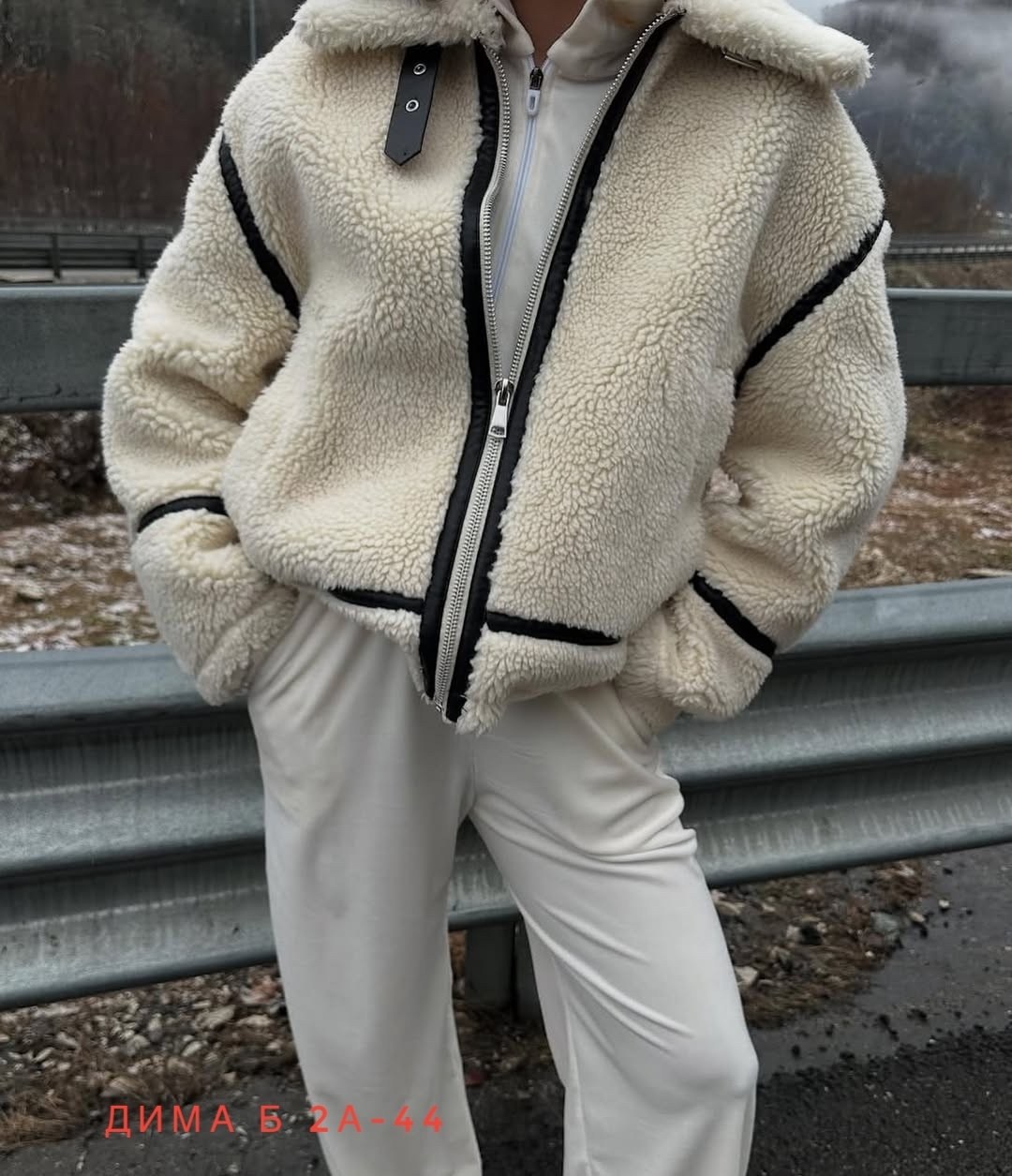 куртка-авиатор из искусственного меха под овчину молочный,куртка из искусственного меха,куртка меховая,женская куртка из искусственного меха,куртка-авиатор из искусственного меха под овчину befree