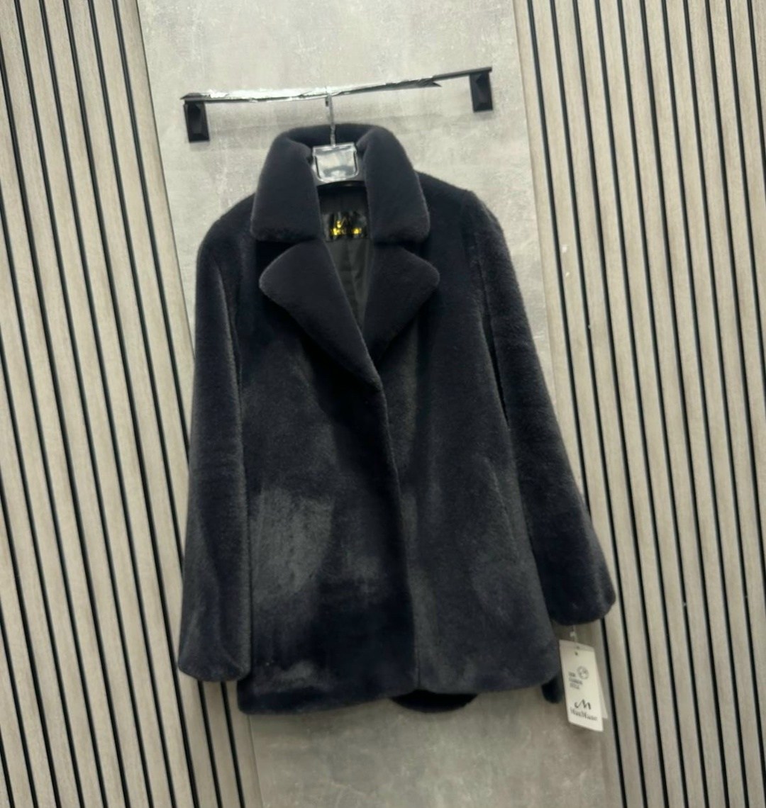 шуба lawinter модель 53726 цвет графит,искусственная шуба,искусственная женская шуба,женская шуба,норковая шуба